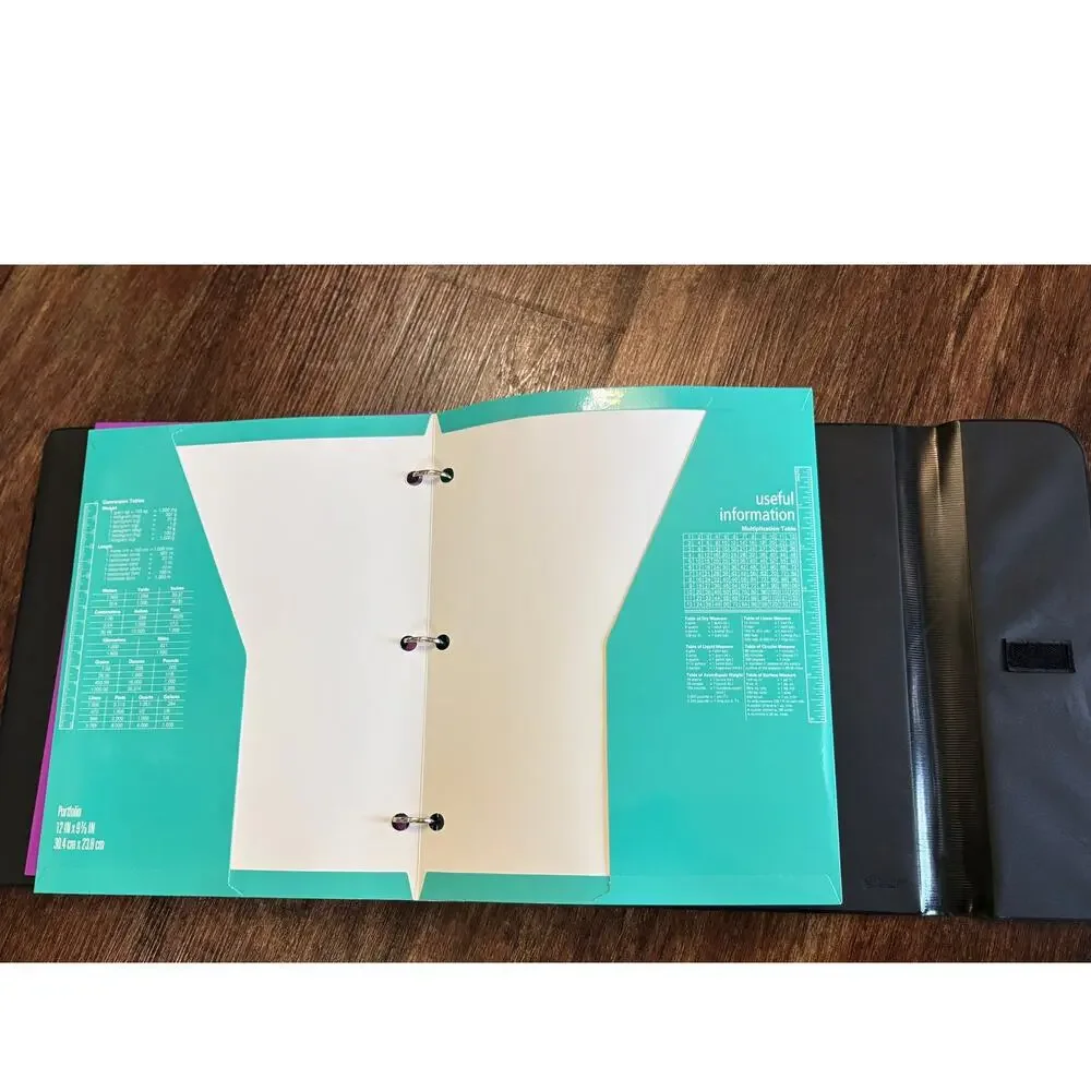 Mead Trapper Keeper Retro Neon Cheetah Checkerboard 3 Ring Binder with 2 Folders